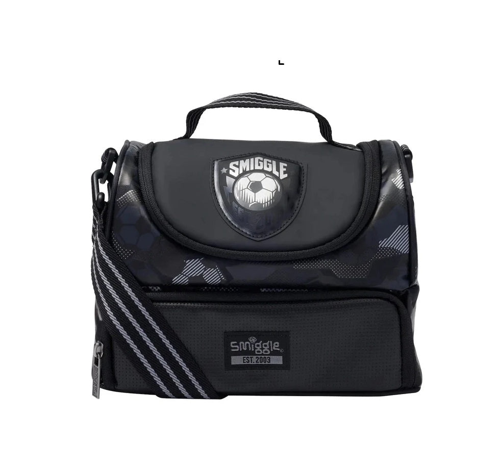 Football Double Pocket Lunchbox With Strap