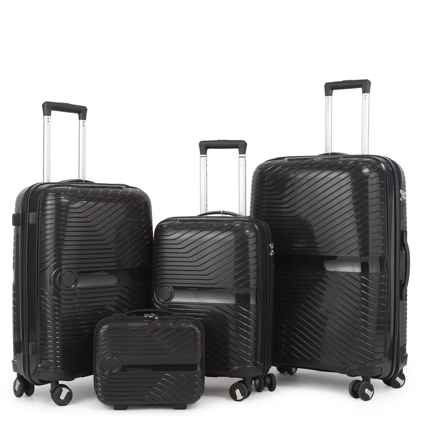 PP Luggage Set 5pcs - Black