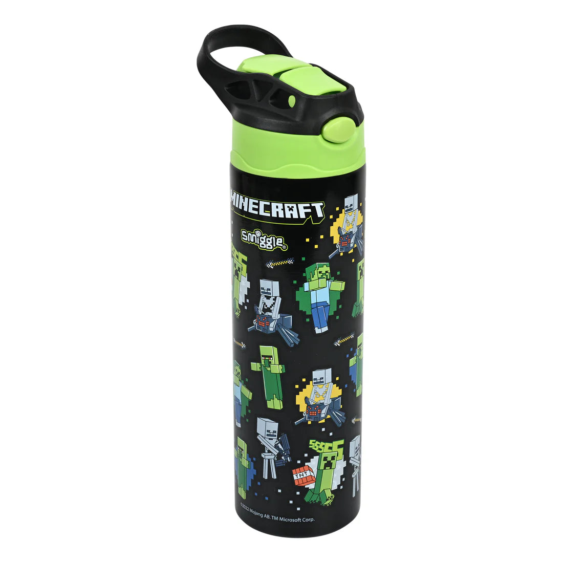 Minecraft Water Bottle With Flip Spout 520ml