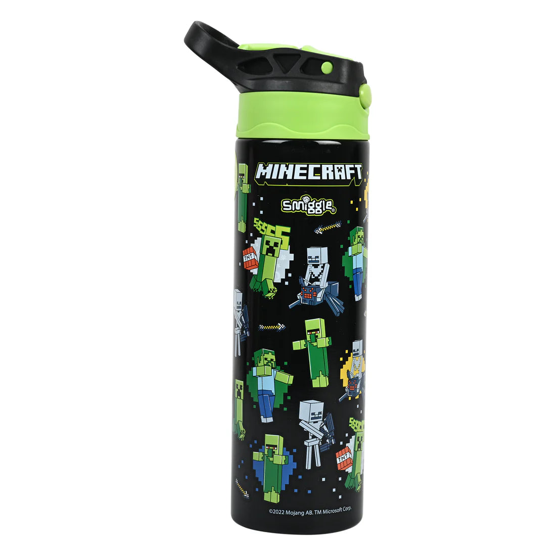 Minecraft Water Bottle With Flip Spout 520ml
