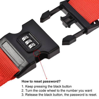 Luggage Strap with Lock