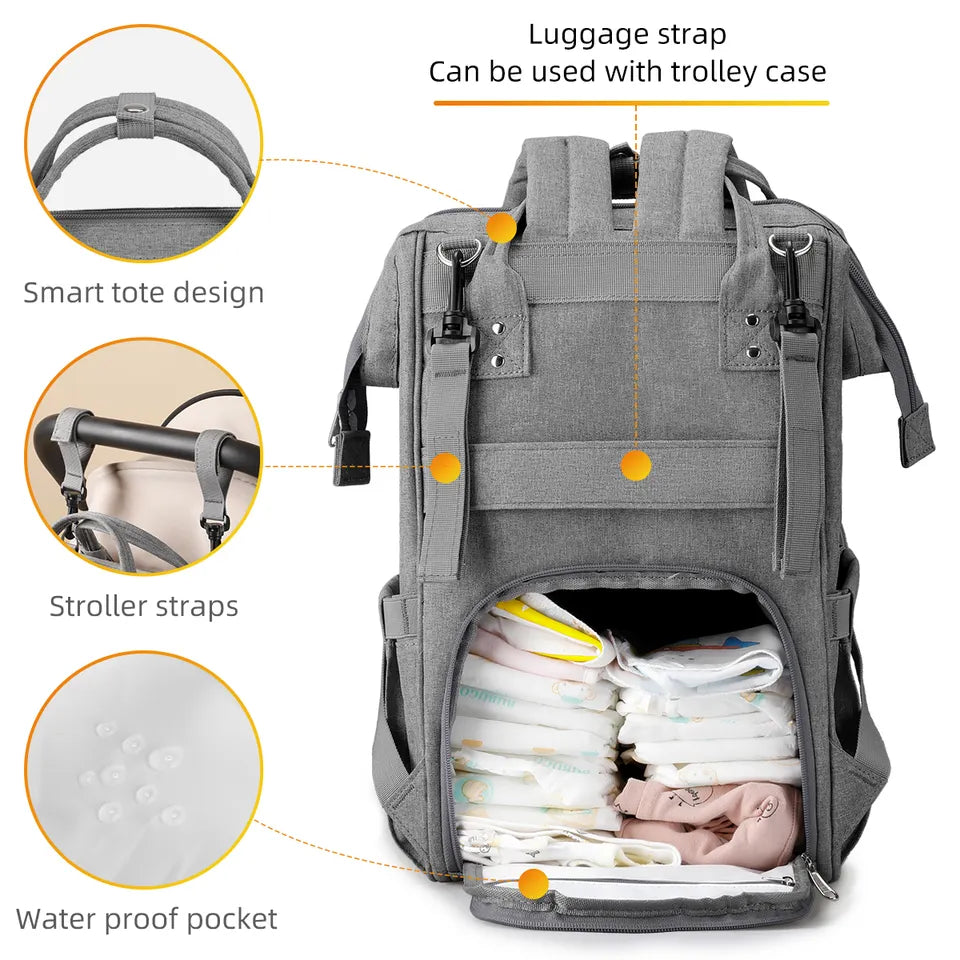 Tethys diaper best sale bag backpack