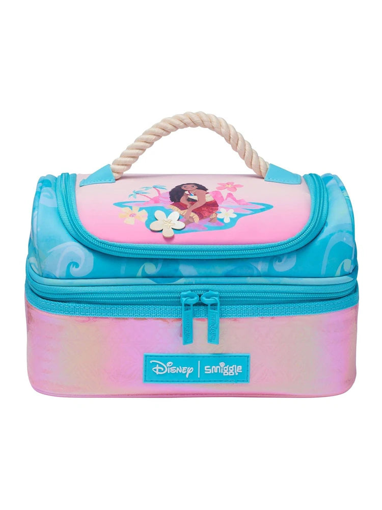 Pink Moana Print Double Decker Lunch Bag