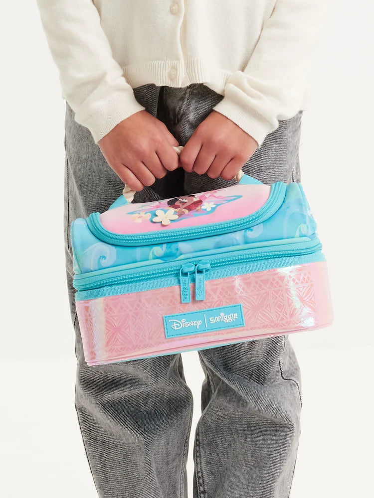 Pink Moana Print Double Decker Lunch Bag