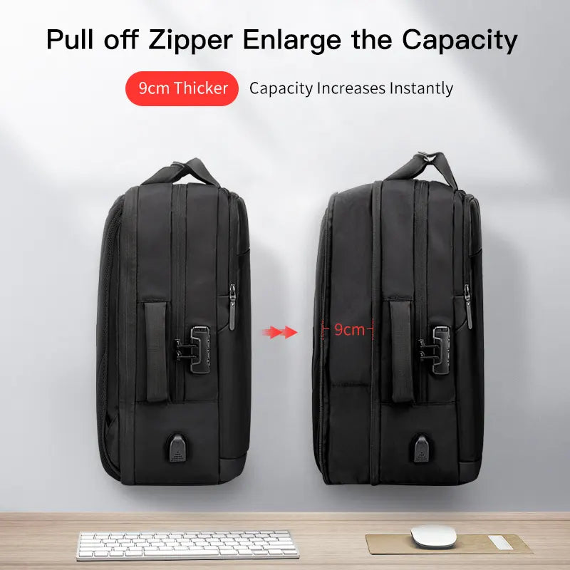 Expandable Laptop Backpack - 15.6inch Laptop