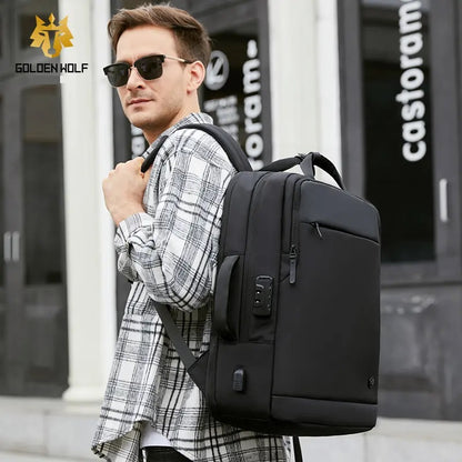 Expandable Laptop Backpack - 15.6inch Laptop