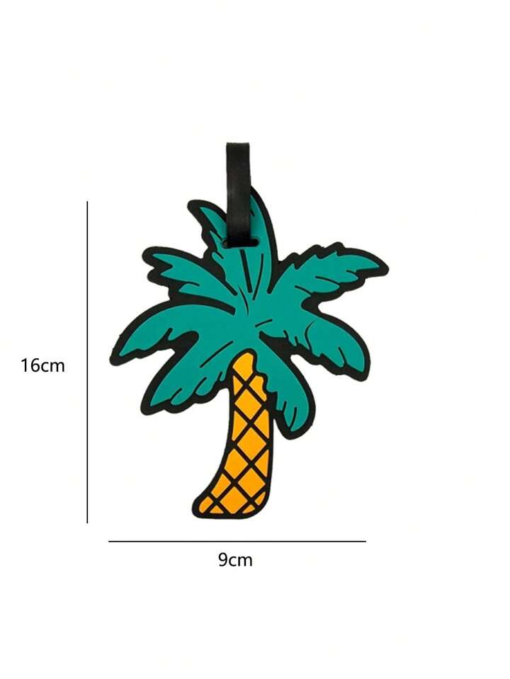 Palm Tree Luggage Name Tag