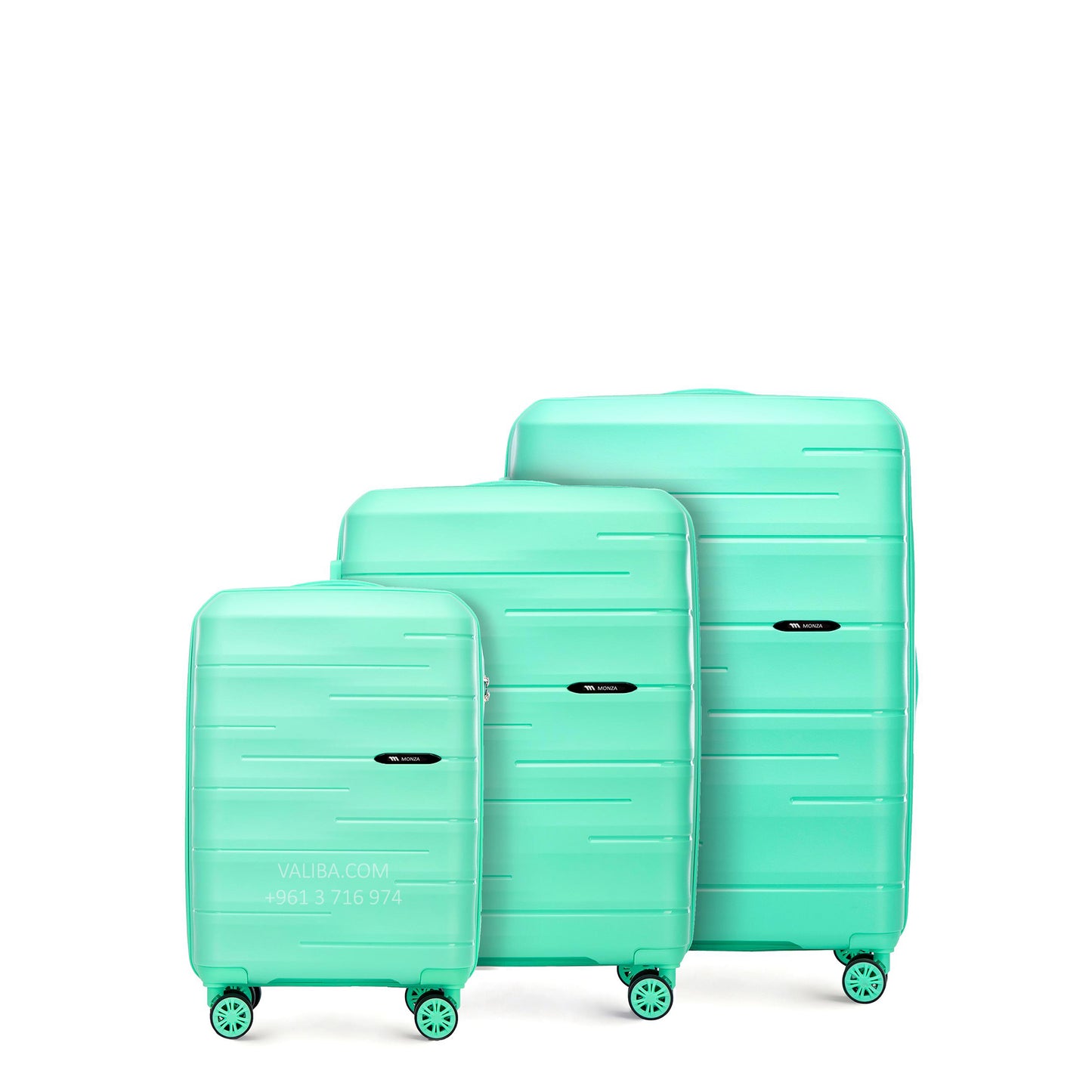 Monza PP Luggage Set - Mint Green