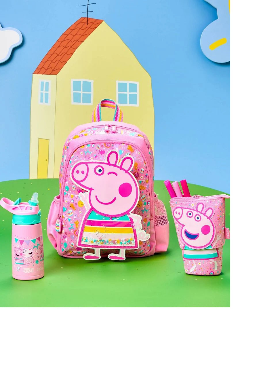 Smiggle Peppa Pig Character Backpack, 38cm