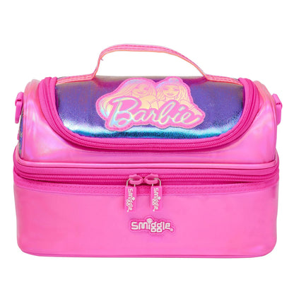 Barbie Double Decker Lunchbox With Strap