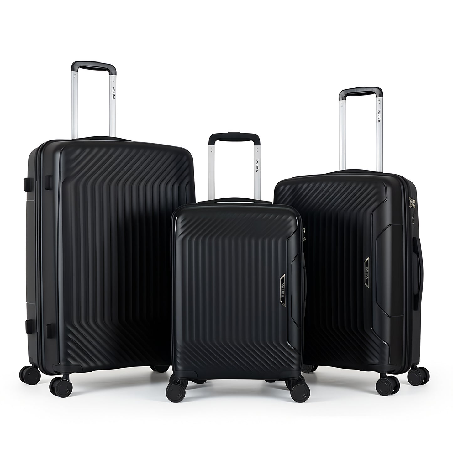 Coast 3 Piece Luggage Set - Midnight Black