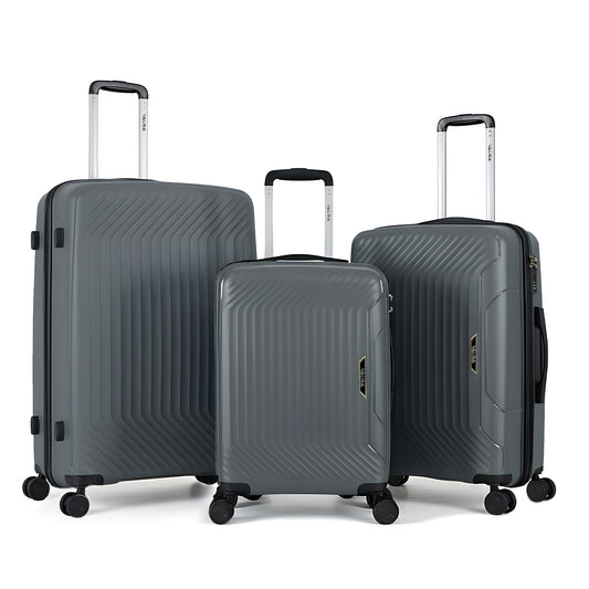 Coast 3 Piece Luggage Set - Stone Grey