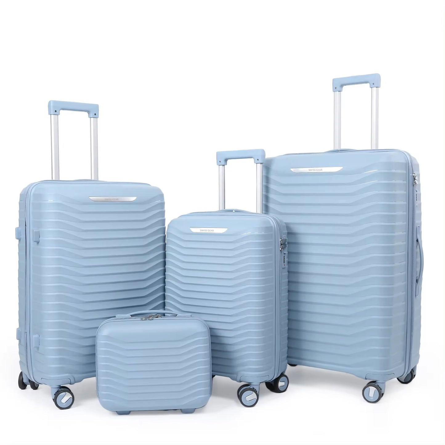 Swiss Gear PP Luggage Set - Baby Blue