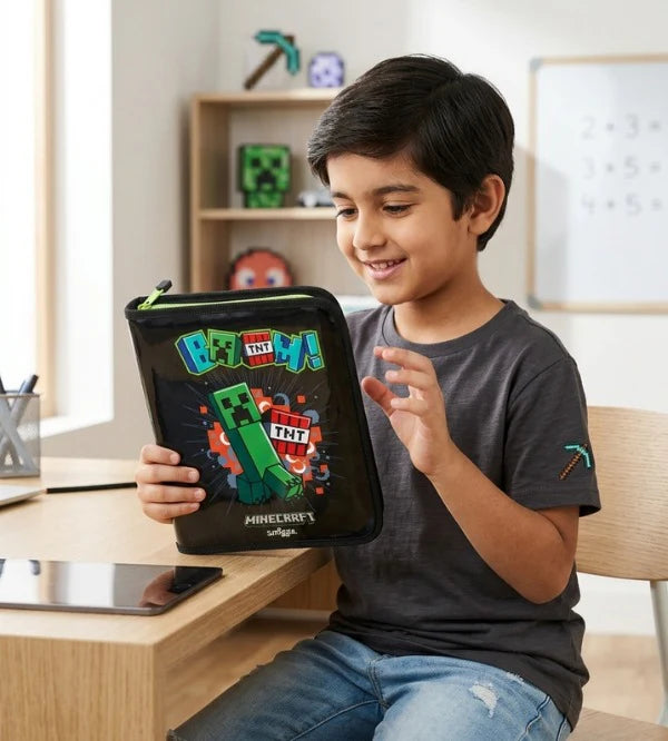 Minecraft Zip It Stationery Gift Pack Pencil Case