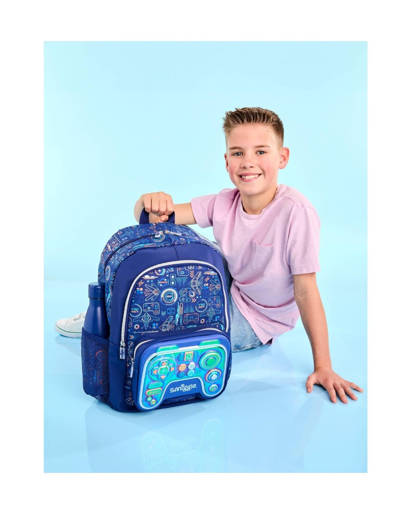 Blue Game Nintendo Backpack, 42cm (G1-G3)