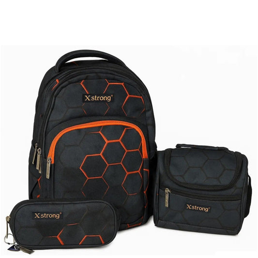 Football backpack 4 compartments set 3 pcs
