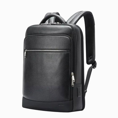 Valiba Leather Laptop Backpack - 15.6inch Laptop