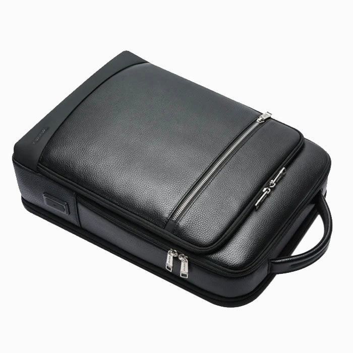 Valiba Leather Laptop Backpack - 15.6inch Laptop