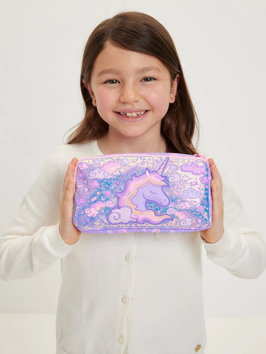 Purple Unicorn Pencil Case