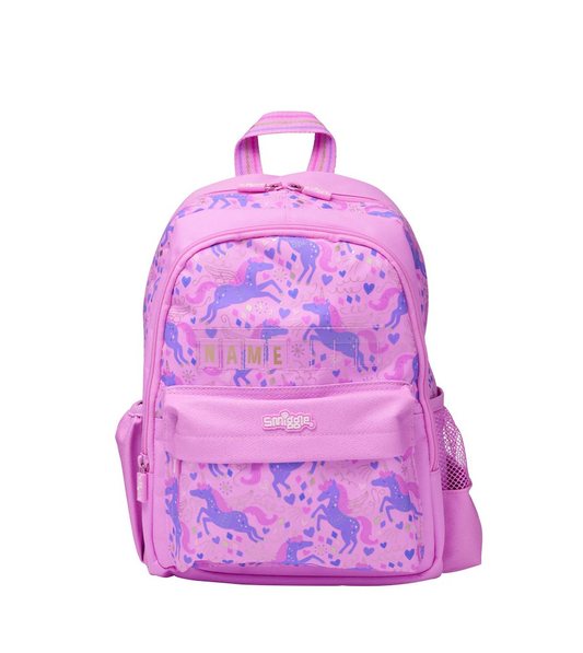 Smiggle Junior Pink Unicorn Backpack, 36cm