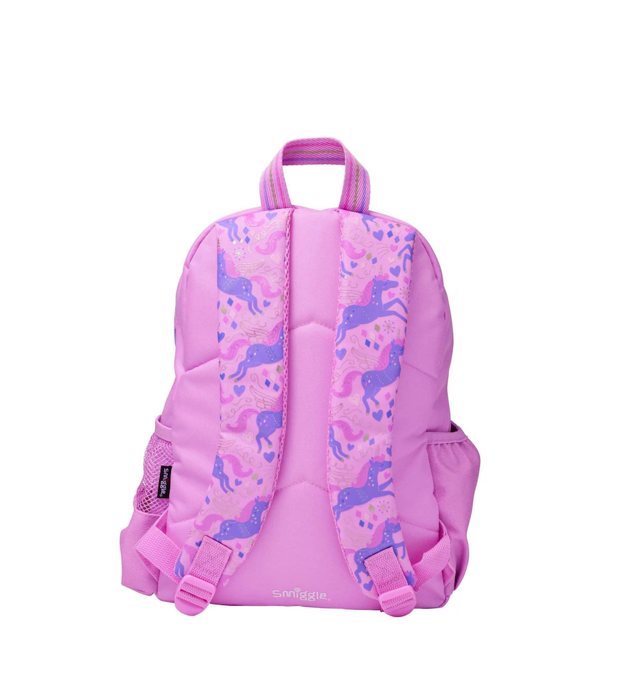 Smiggle Junior Pink Unicorn Backpack, 36cm