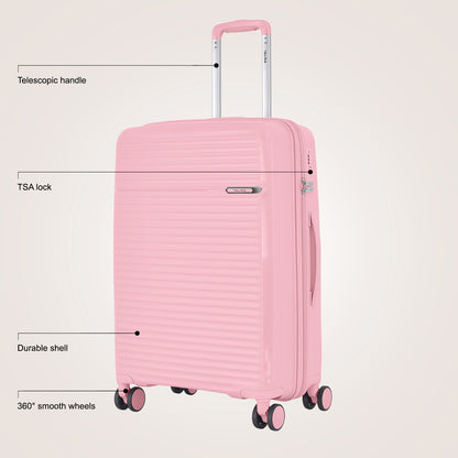 Valiba PP Luggage - 28" - Light Pink
