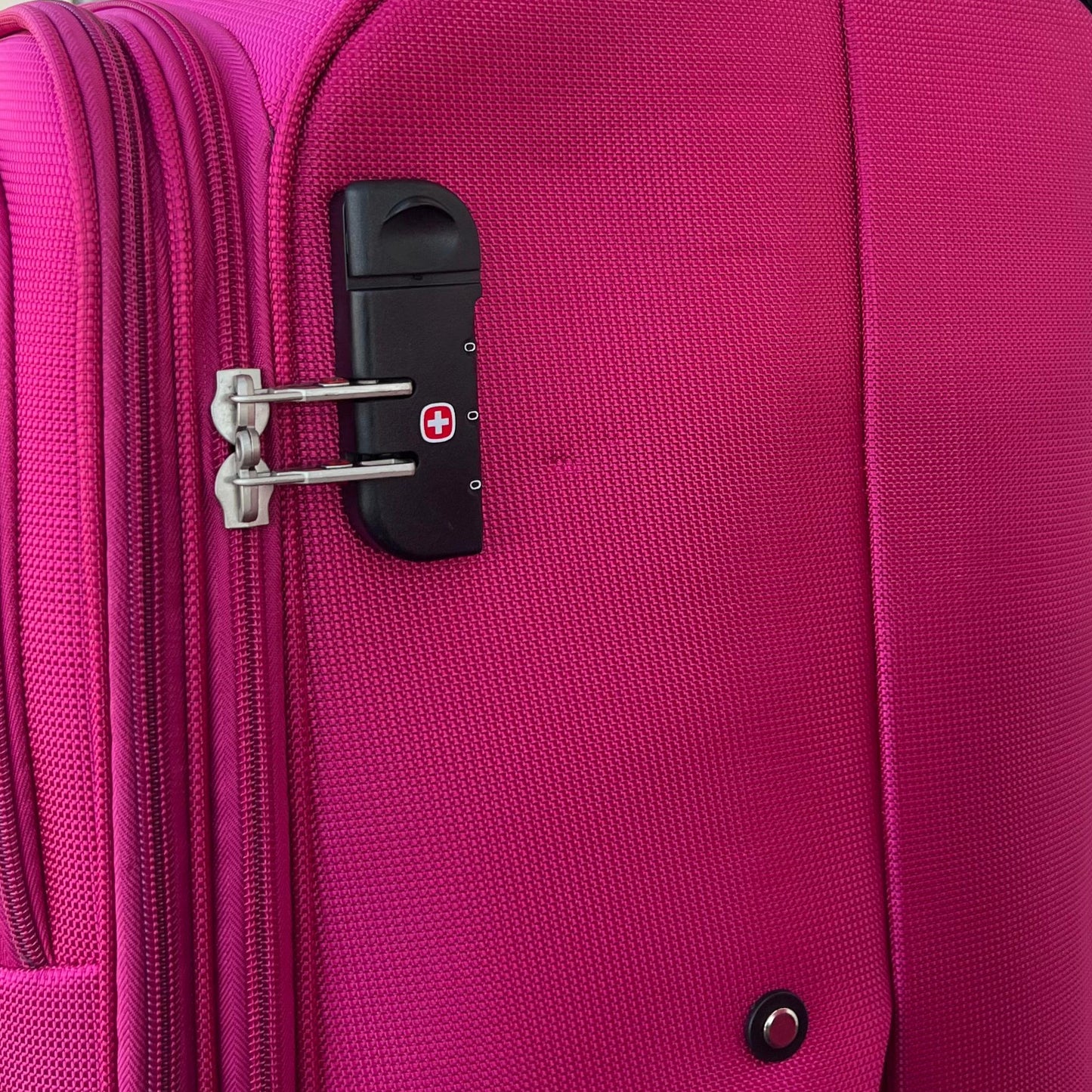 Swiss Gear Fabric Luggage - 20" - Pink