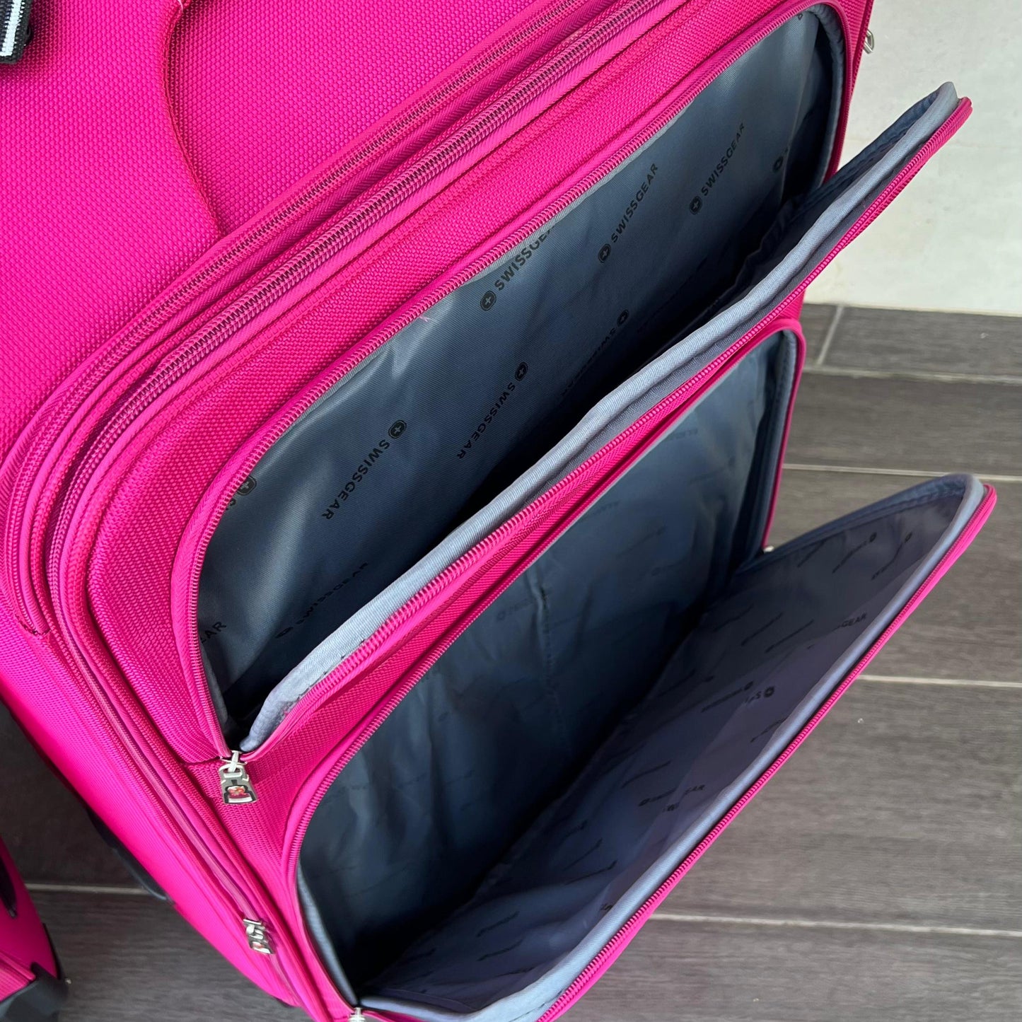 Swiss Gear Fabric Luggage - 20" - Pink