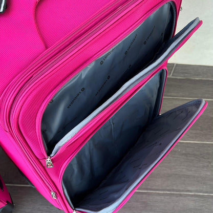 Swiss Gear Fabric Luggage - 20" - Pink