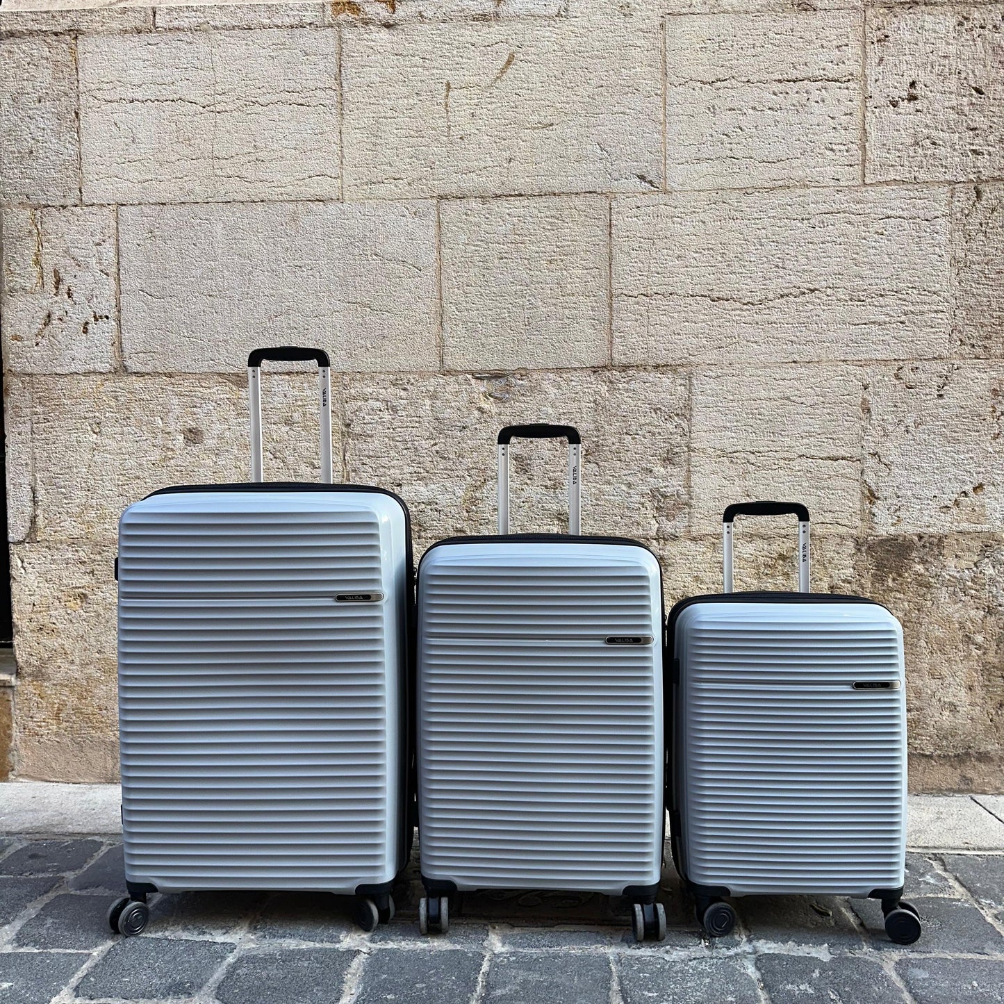 Valiba Horizon 3 Pieces Luggage Set - Grey