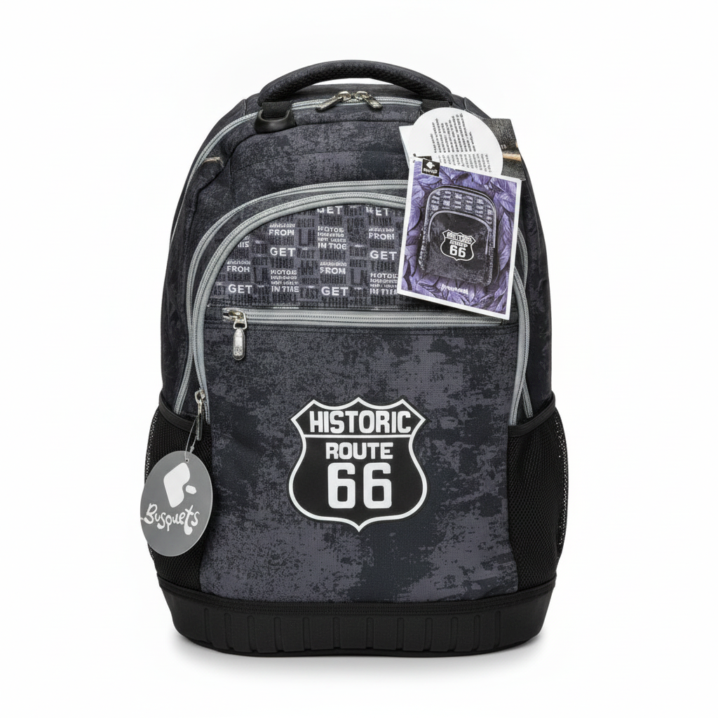 Trolley Historic Route 66 School Backpack