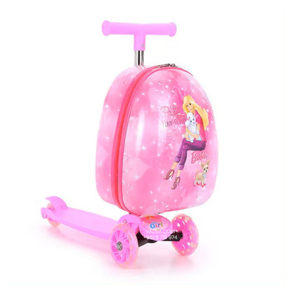 Kids scooter suitcase - Barbie