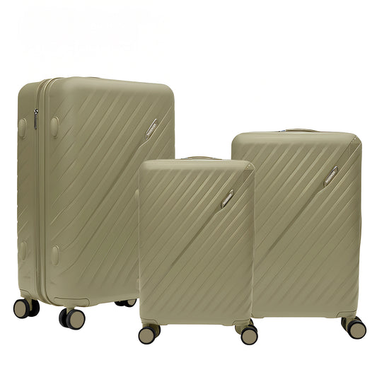 Atlantic PP Luggage Set - Khaki