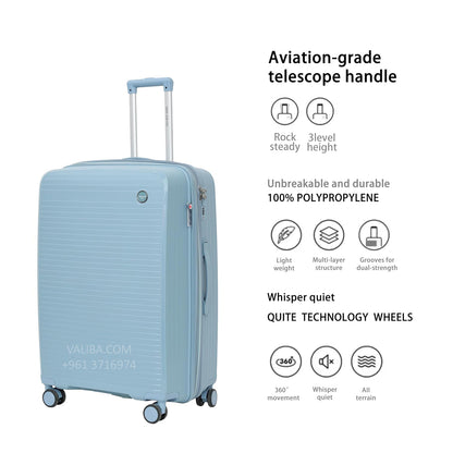 PP Luggage - 24" - Blue Grey