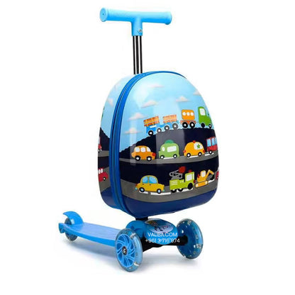 Kids scooter suitcase - Cars