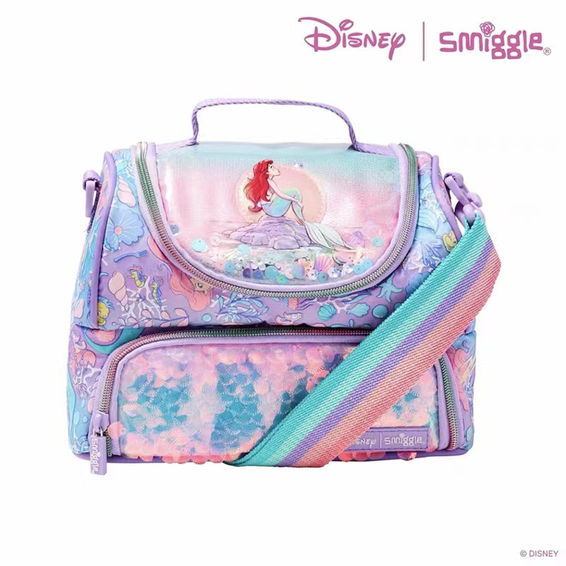 Ariel Mermaid Double Compartment Lunchbox With Strap