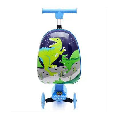 Kids scooter suitcase - Dinosaur