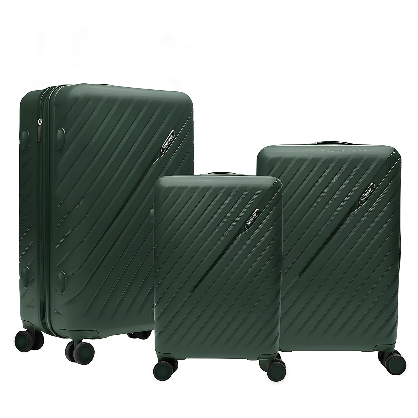 Atlantic PP Luggage Set - Dark Green