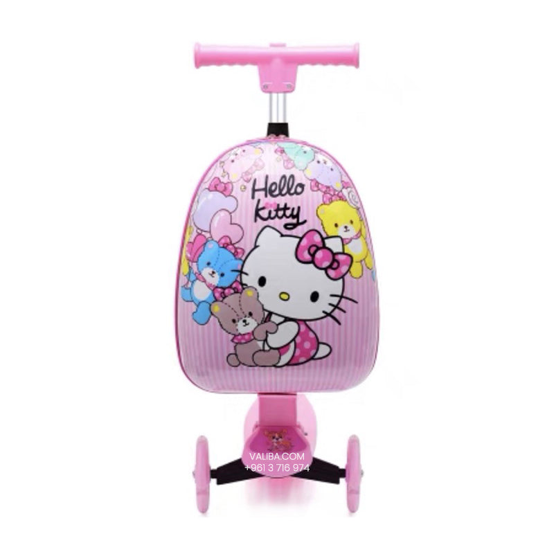 Kids scooter suitcase - Hello Kitty