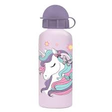 Must Team Unicorn stainless steel water bottle canteen 500 ML with straw asst