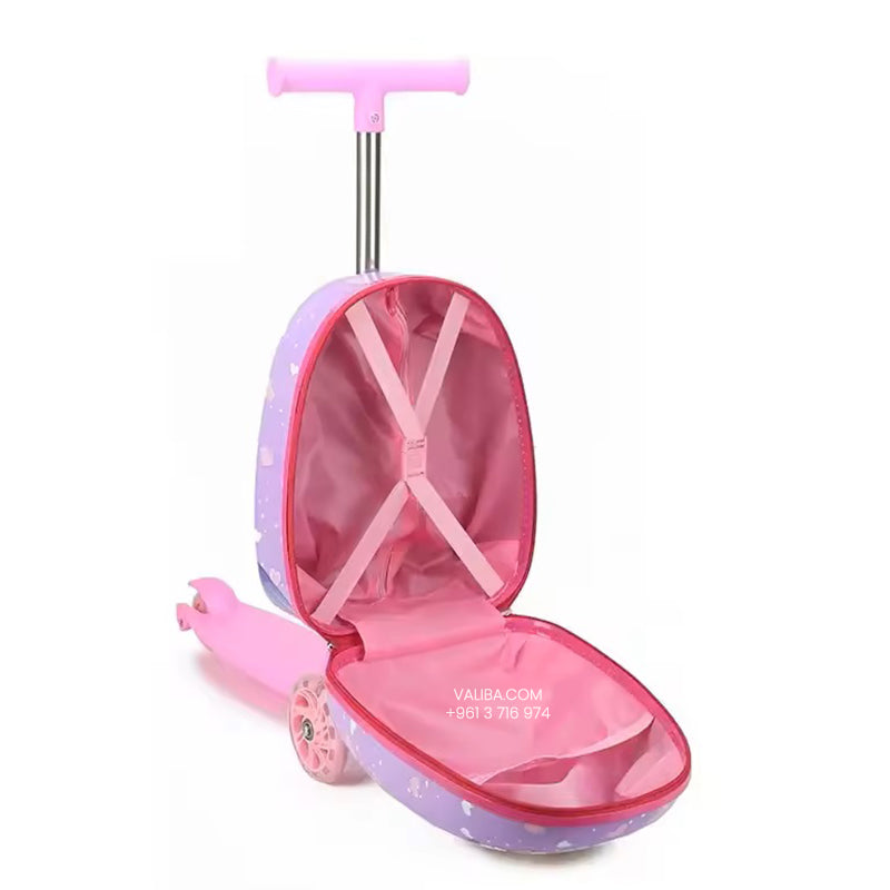 Kids scooter suitcase - Princess Sophia