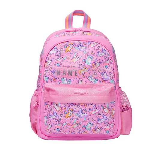 Smiggle Junior Pink Happy Tales Backpack, 36cm