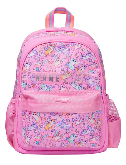 Smiggle Junior Pink Happy Tales Backpack, 36cm