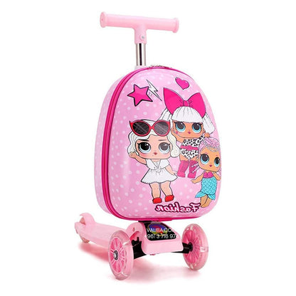 Kids scooter suitcase - LOL