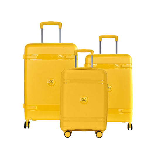 President PP Luggage Set - Yellow