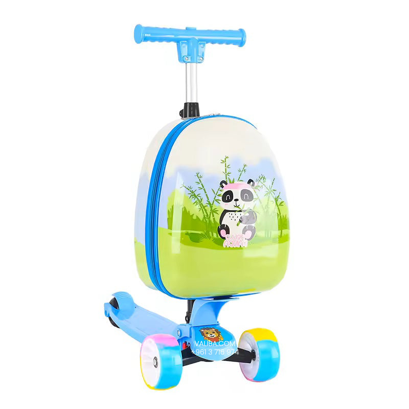 Kids scooter suitcase - Panda