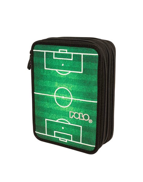 Polo Filled Pencil Case Double Mover Football