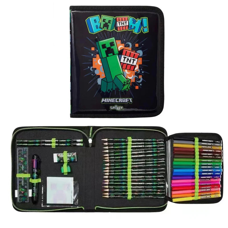 Minecraft Zip It Stationery Gift Pack Pencil Case