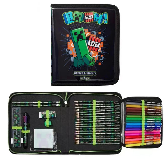 Minecraft Zip It Stationery Gift Pack Pencil Case
