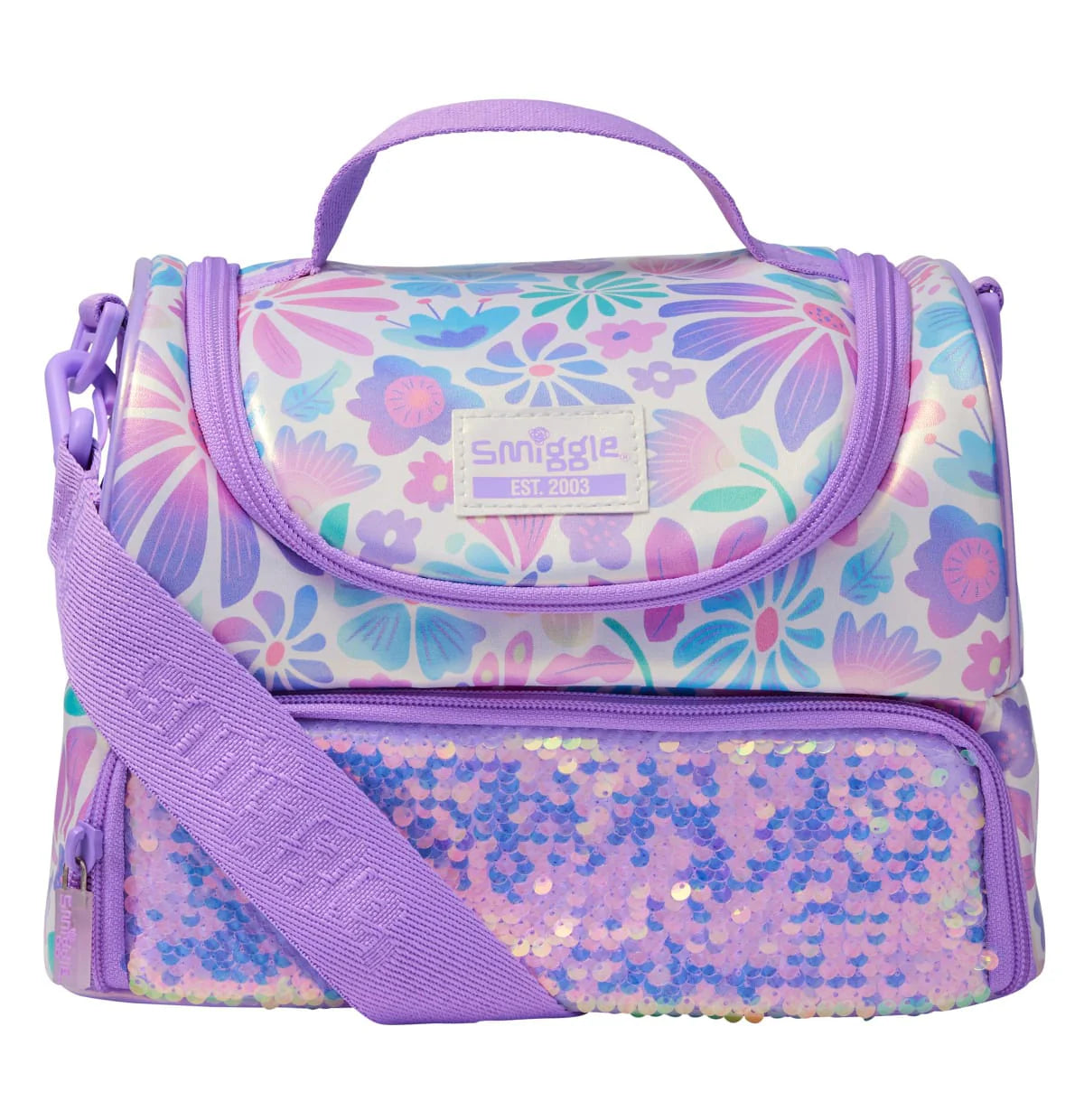 Bloom Purple Flower Lunch Bag